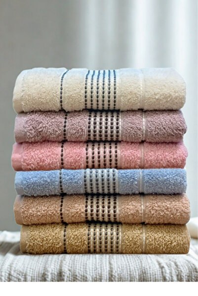 Minteks Набір рушників для рук і обличчя Mia, 6 штук, 100% бавовна – 50x90 см | Minteks Home