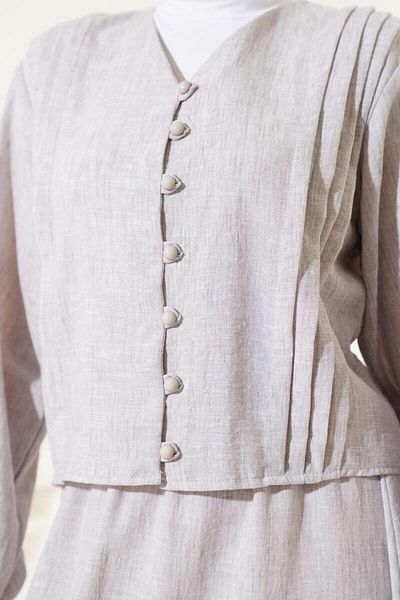 modasindoma Women's Brit Button Double Suit
