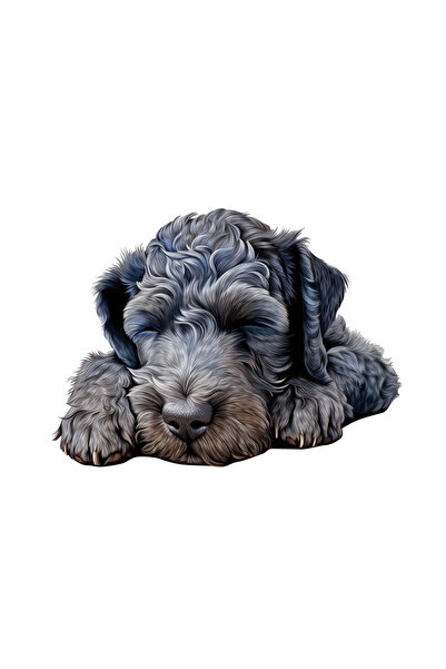 INOVATIX Set de 8 piese, autocolant Kerry Blue Terrier, INOVATIX®. 6 cm