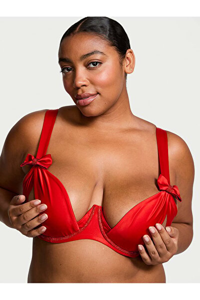 Victoria's Secret Wicked Twinkle Saten Balkonet Sütyen