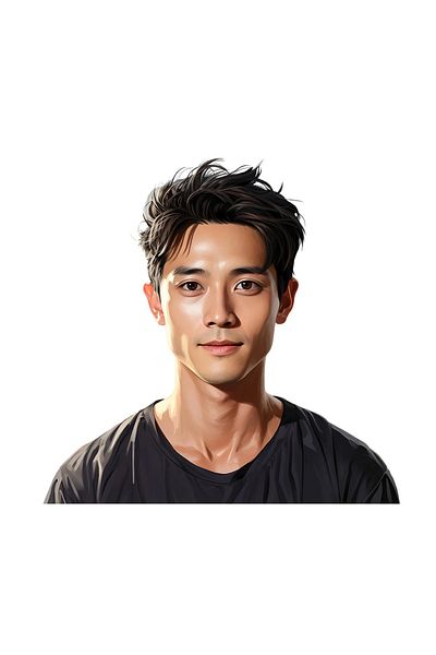 INOVATIX Set de 8 piese, autocolant Kim Soo, INOVATIX®. 6 cm