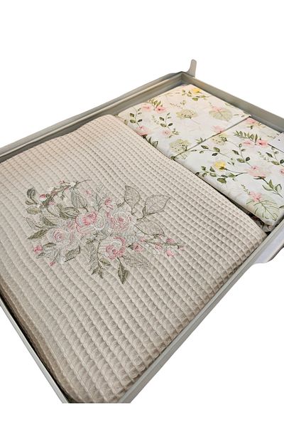 KÜBRAHOME'S Pupilla Salmon Double Personality Cotton Pink Set