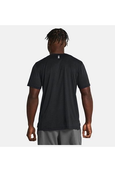 Under Armour Ua Launch Shortsleeve Μαύρο Ανδρικό T-shirt 1382582-001