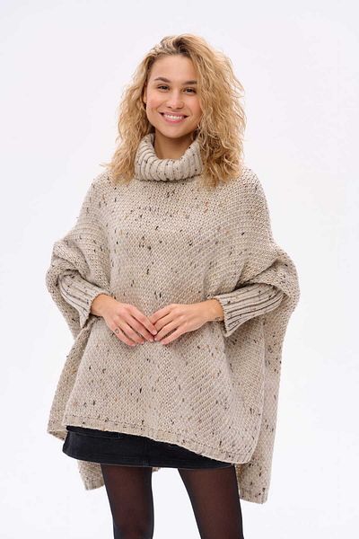Blue Shadow Women's Sweater Tris Beige Melange