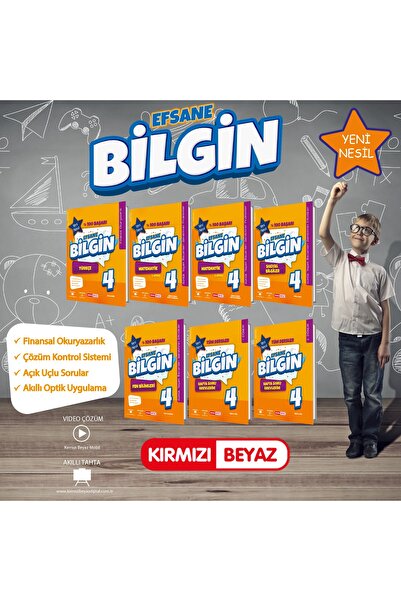 Kırmızı Beyaz Yayınları 4. SINIF EFSANE BİLGİN SET (Güncel Ürün)