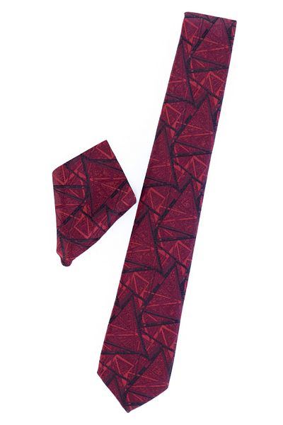 Oppland Men's Tie Classic Handkerchief Stylish Stain Resistant Noble Patterned Slim Matching Wide Design