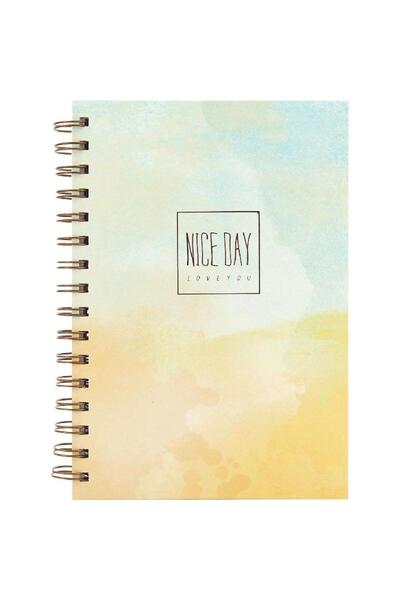 Roco دفتر ملاحظات "يوم جميل قادم" A5، 100 ورقة مسطرة، لون بيج