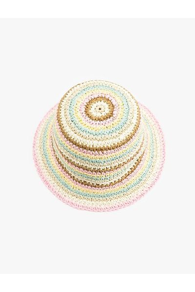 Koton Kids Girl's Multicolored Straw Hat
