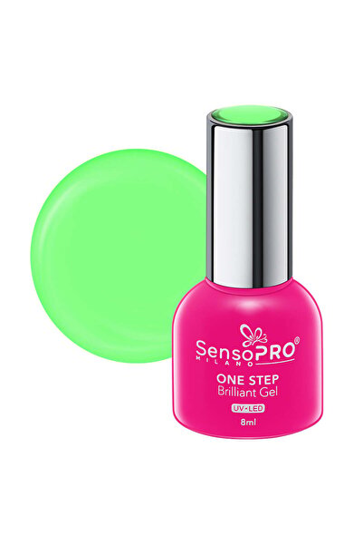 SensoPRO Milano Oja semipermanentă One Step Brilliant Gel 8ml, Verde Glaze #105