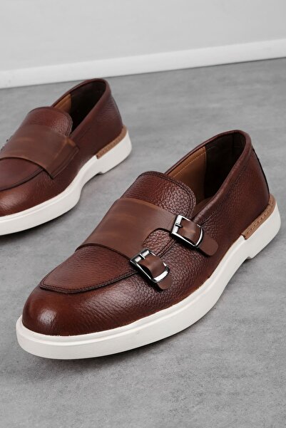 MY DERİ Shany Men's Genuine Leather Casual Shoes 3908