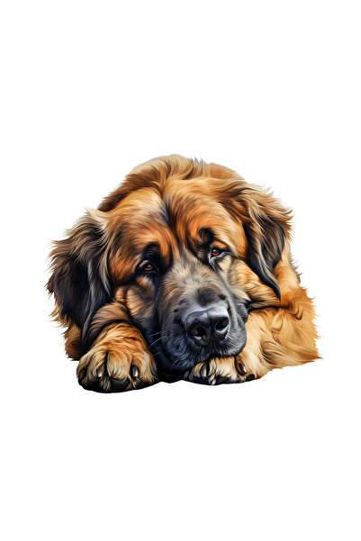 INOVATIX Set de 8 piese, autocolant Leonberger, INOVATIX®. 6 cm