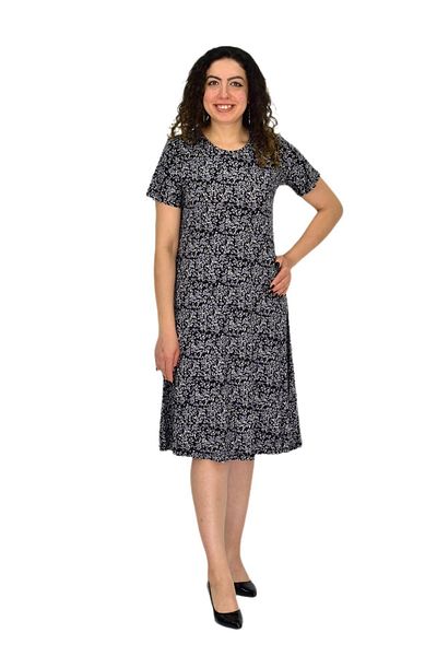 BAGLAN Women's Short Sleeve Lycra Viscose Dress Bgl-St04671