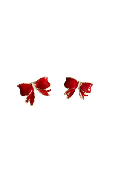 DORA-SS Earrings Ribbon Pattern New Season Trend