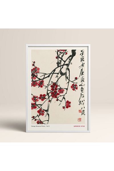 HOMEPACK Single Wooden Framed Painting Single Piece Poster Painting Jpn058-1