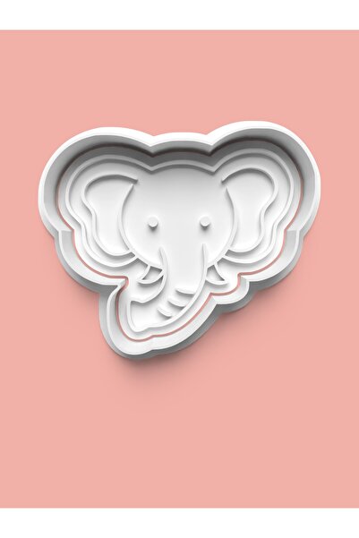 AKTASTORE قالب بسكويت على شكل فيل وقالب عجينة السكر 0724-11