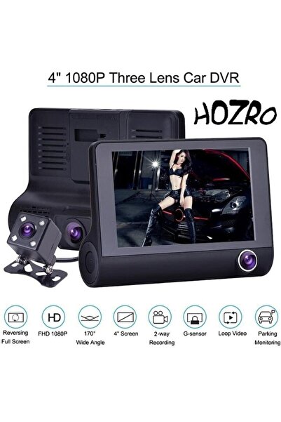 HOZRO HOZRO Car Camera, Tri-Zone Front – Complete Monitoring for Your Vehicle Safety
