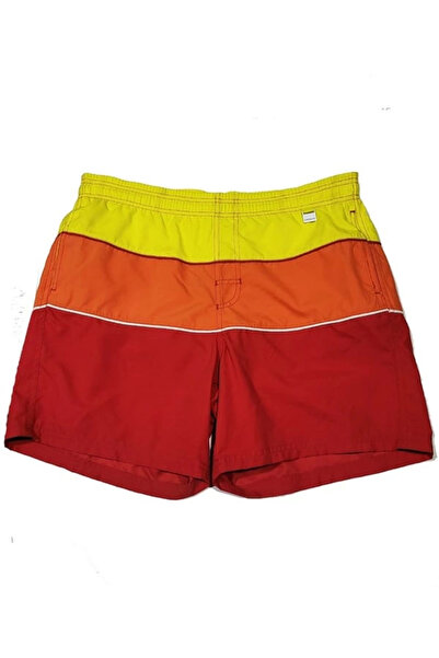 ALFA AKSESUAR 03 Black Spade Men's Yellow Sea Shorts 8218