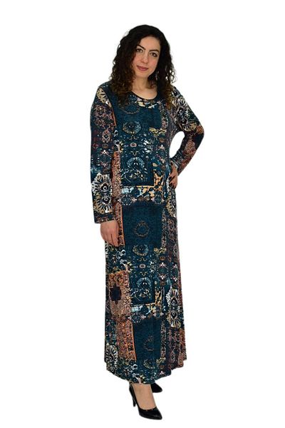 BAGLAN Women's Long Sleeve Lycra Viscose Dress Bgl-St04673