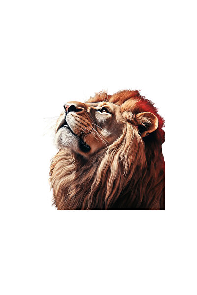 INOVATIX Set de 8 autocolante Leu Gânditor, INOVATIX®. 6 cm