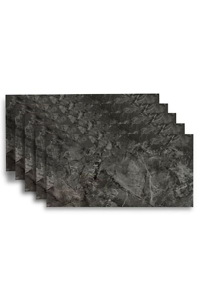 HOZRO Set 100 x Placi imitatie Marmura autoadezive HOZRO, Model abstract, pentru pereti