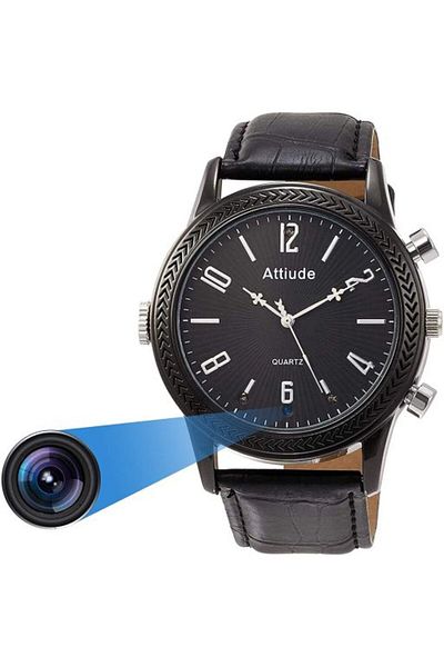 Minitechnics Full HD 1080p camera in wristwatch, night vision, CMTIRW23