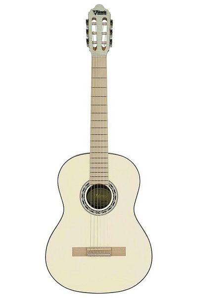 VALENCIA VC354VR, classical guitar, size 4/4, ivory finish