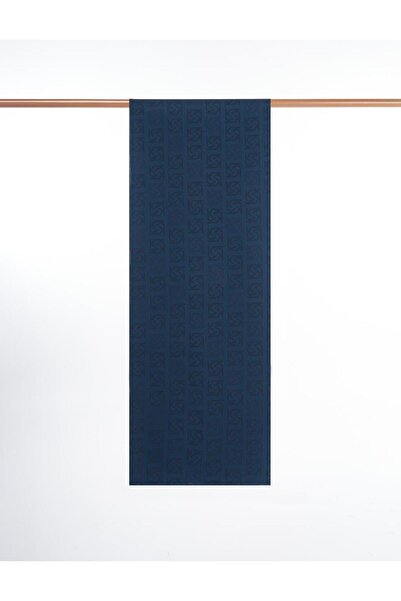 Kayra Logolu Dokuma Şal Lacivert