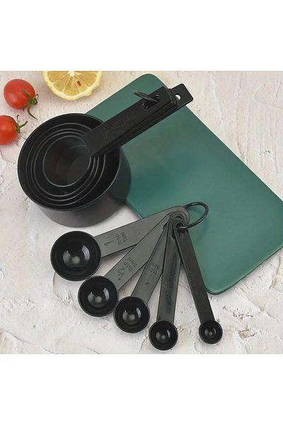Siliko World 10 Piece Measuring Spoon Set Practical Easy to Clean