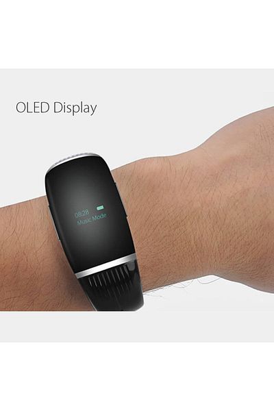 Minitechnics Voice Activated Silicone Bracelet Voice Recorder, 3 adjustable recording qualities, 26 hours, 8Gb-568