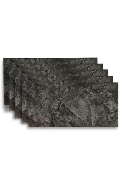 HOZRO Set 100 x Placi imitatie Marmura autoadezive HOZRO, Model abstract, pentru pereti