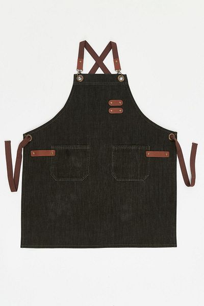 Monki Haus Workshop Barista Ceramic Cook Master Chef Florist Pastry Cook Gray Jeans Denim Apron