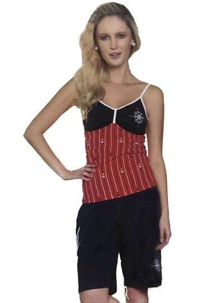 ALFA AKSESUAR 03 Berrak Women's Sailor Shorts Suit