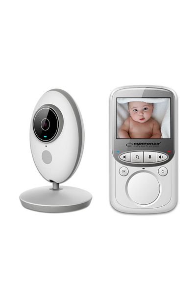ESPERANZA Esperanza EHM003 Baby Monitor, LCD 2.4", WiFi, White