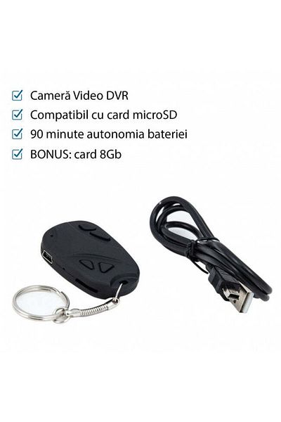Minitechnics Mini Video Camera in Keychain - Car Remote Control, 8Gb - Top Ordered