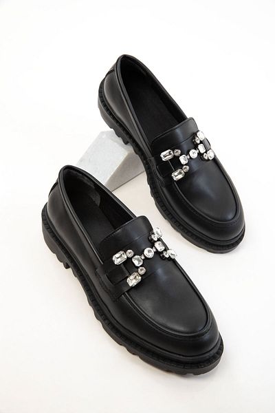 SOHO Black Women's Loafer Shoes 20686
