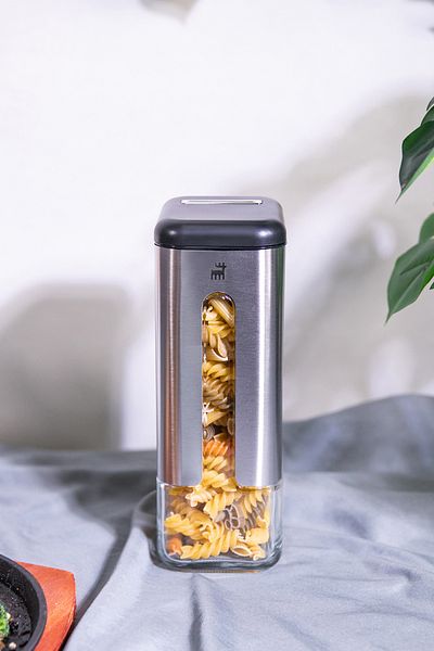 Karaca Shinex Inox Glass Storage Container 1210 ml