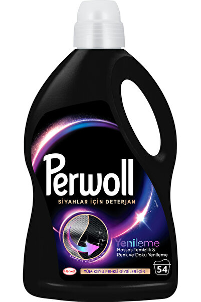 Perwoll Sıvı Çamaşır Deterjanı 5x2.97L (270 Yıkama) – Siyah Çamaşırlar İçin Güçlü Temizlik
