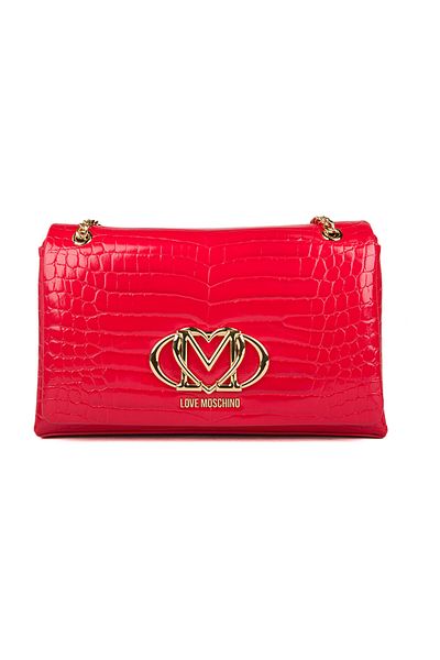 Love Moschino Borsalino Pu Croco Rosso