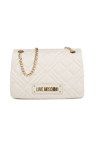 Love Moschino BORSA QUILTED PU AVORIO