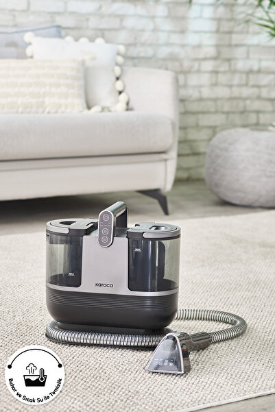 Karaca Vantuz Deepclean Buharlı Halı ve Koltuk Yıkama Makinesi Antrasit