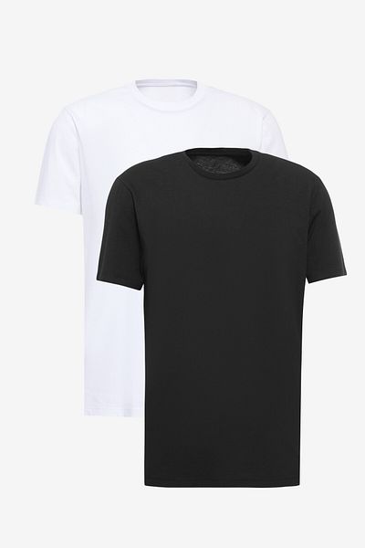 AC&Co / Altınyıldız Classics Slim Fit Crew Neck Πακέτο με 2 Basic T-Shirts