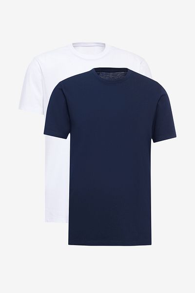 AC&Co / Altınyıldız Classics Slim Fit Crew Neck Πακέτο με 2 Basic T-Shirts