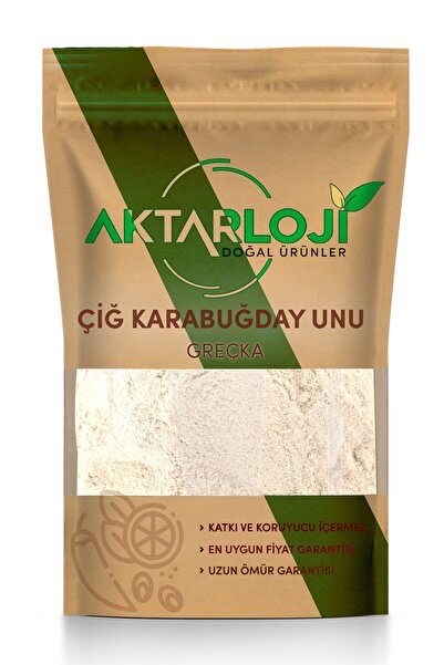 aktarloji 3 kg Glutensiz Çiğ Karabuğday Unu Greçka