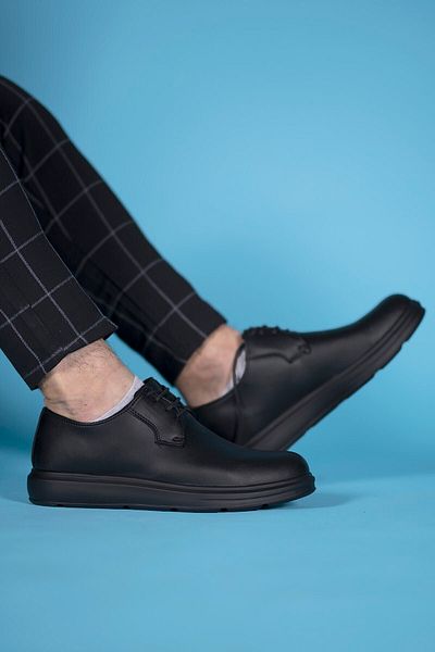 Riccon Schwarze schwarze Freizeitschuhe für Herren00125481