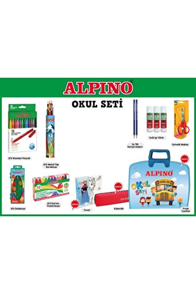 Alpıno Alpino Okul Boyama Seti