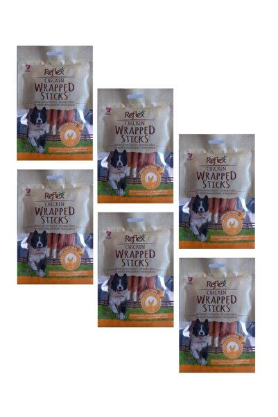 Reflex Kurutulmuş Chicken Wrapped Sticks Tavuk Parçalı Çubuk Köpek Ödülü 80 g...