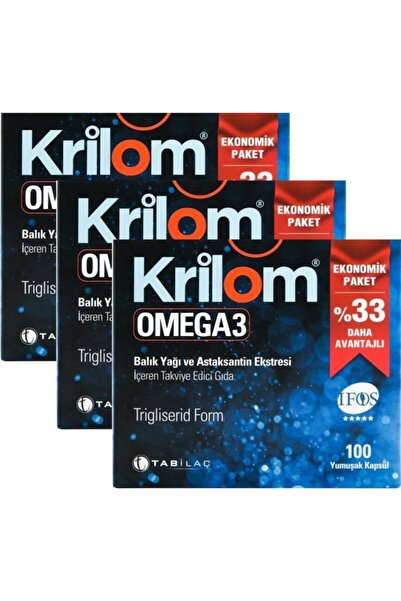 Krilom كريلوم أوميجا 3 زيت السمك 100 كبسولة