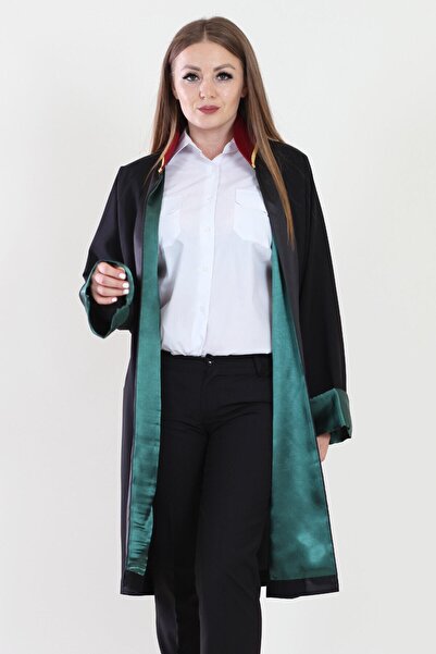 ModaCanel Female Black Lawyer Cübbe Mdav001002