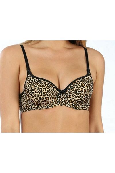 A&K ZÜMRA Γυναικείο Leopard Classic Underwire Supported σουτιέν