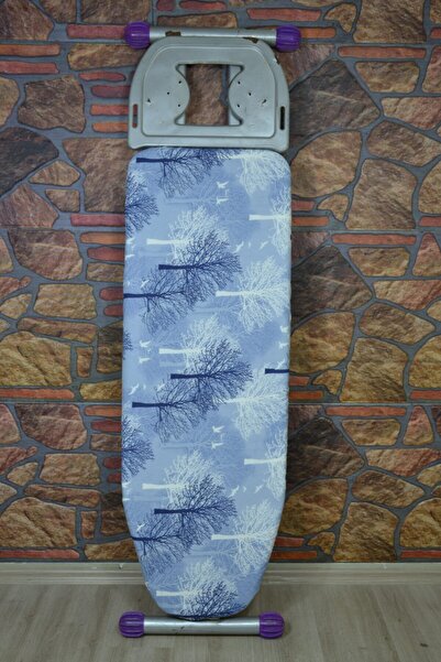 kılıfteks Mavi Agaçlı Ütü Masası Örtüsü Ucretsız Kargo